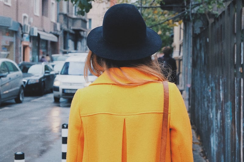 Woman walking in nature